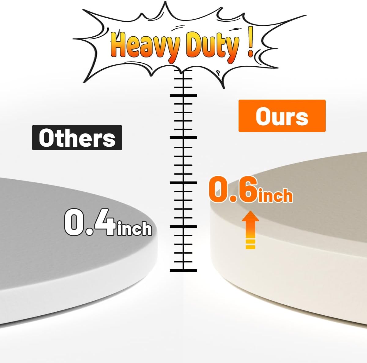 Large Pizza Stone Set,Heavy Duty 16" Pizza Stone for Oven and Grill with Stone Brush,Large Baking Stone for Pizza, Bread