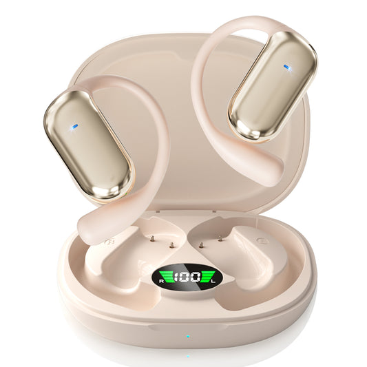AI Real-Time Translation Earbuds-3-in-1 Wireless Bluetooth Translation Headphones for 144 Languages & Accents,Compatible with iOS & Android, Translation Device for Travel, Business, Learning (Pink)